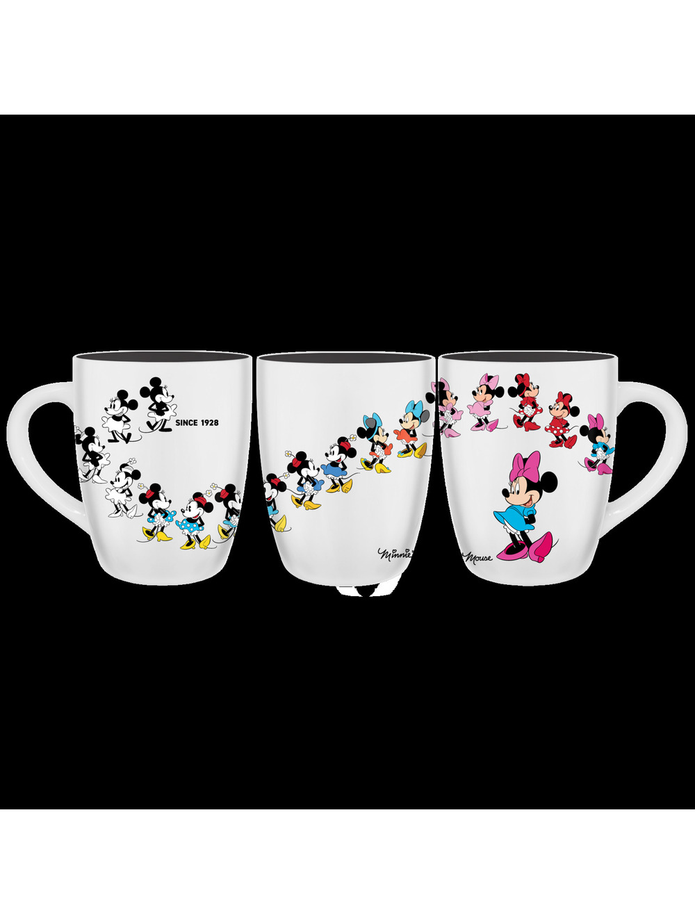 Silver Buffalo - Disney Minnie Mouse 25oz Jumbo Curved Ceramic Mug